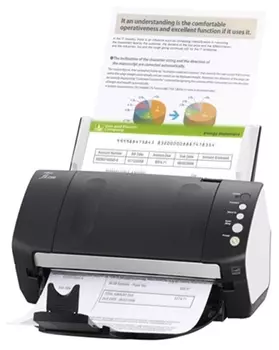 Сканер протяжный Fujitsu fi-7140, A4, CCD, 600x600dpi, АПД 80 листов, 24bit, USB 2.0, (PA03670-B101)