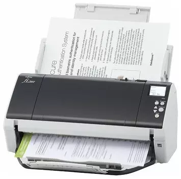 Сканер Fujitsu fi-7460, A3, CIS, АПД 100 листов, ч/б 60 стр/мин,цв. 60 стр/мин, 24 бит (PA03710-B051)