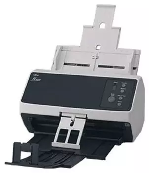 Сканер протяжный Fujitsu FI 8150, A4, CIS, 600x600dpi, ДАПД 100 листов, ч/б 50 стр/мин,цв. 50 стр/мин, 48 бит, сетевой, USB (PA03810-B101)