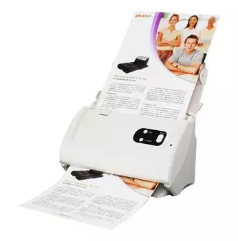 Сканер протяжный Plustek SmartOffice PS283, A4, CIS, 600x600dpi, АПД 50 листов, 48bit, 24bit, USB 2.0