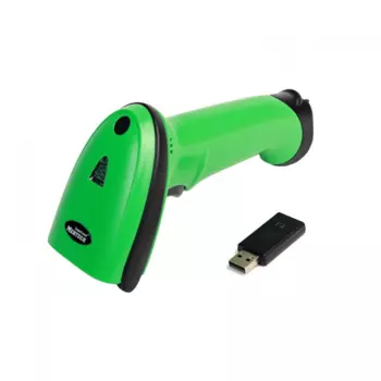 Сканер штрих-кода Mertech CL-2200, ручной, Image, USB, беспроводной, 1D/2D, приемник Bluetooth, черный/зеленый, IP54, 1.05 м (4828)