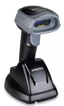 Сканер штрих-кода Mindeo CS2190, ручной, лазерный, USB/Bluetooth, беспроводной, 1D, зарядно-коммуникационная база, темно-серый, IP54 (CS2190)