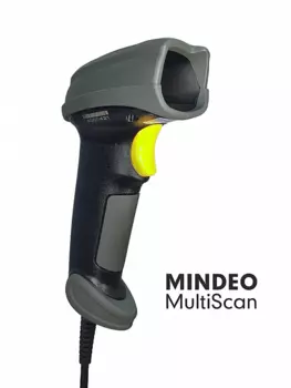 Сканер штрих-кода Mindeo Multiscan MD7919, ручной, Image, USB, 1D/2D, сканер/кабель, серый, IP52, 2 м (MD7919)