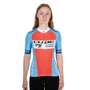 Джерси с коротким рукавом Cube Factory Racing, синий
