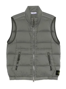 Стеганый жилет Seamless Tunnel Stone Island, зеленый