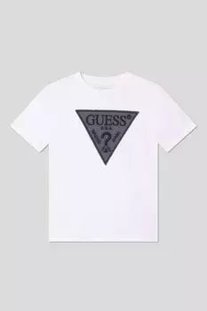 Футболка хлопковая с принтом Guess