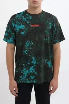 Футболка хлопковая с принтом Superdry