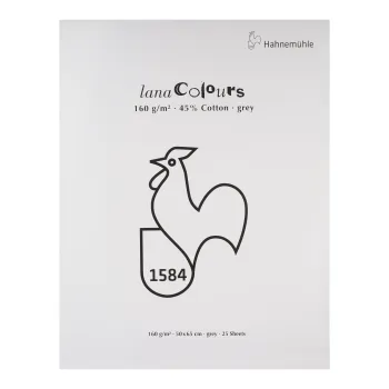 Альбом-склейка для пастели Lana "COLOURS" 50х65 см 25 л 160 г, серый