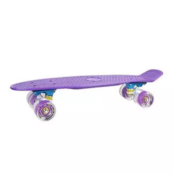 Мини-круизер RGX PNB-01GW (22 quot;) Violet светящиеся колеса