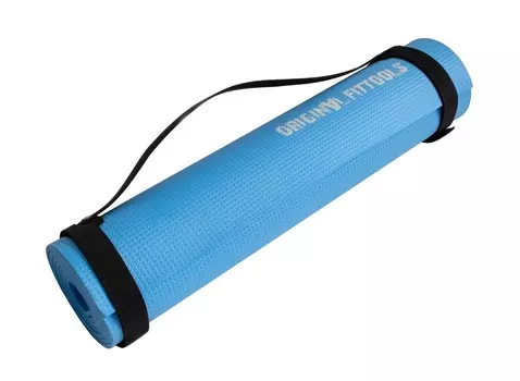 Мат для аэробики Original Fit.Tools 6 мм FT-MPM6LTB (GANGA) голубой