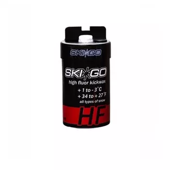 Мазь держания Skigo HF Kickwax Red (все типы снега) (+1°С -3°С) 45 г