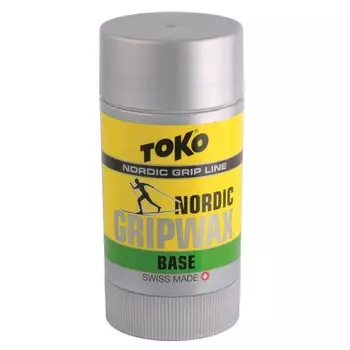 Мазь держания TOKO 5508750 Nordic Base Wax (зеленая, базовая) (0°С -30°С) 27 г