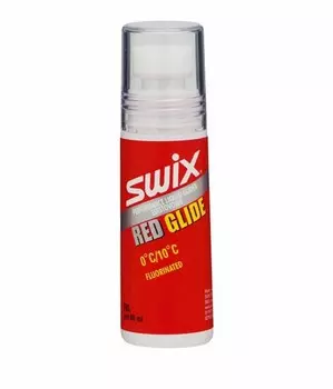Мазь скольжения Swix F8L Red fluorinated Glider 0C to +10C 80мл F8LNС 25937