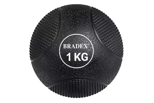 Медбол резиновый 1кг Bradex SF 0770