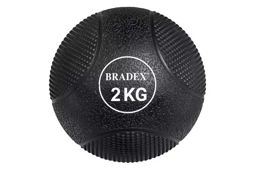 Медбол резиновый 2кг Bradex SF 0771