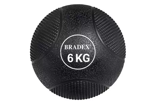 Медбол резиновый 6кг Bradex SF 0775