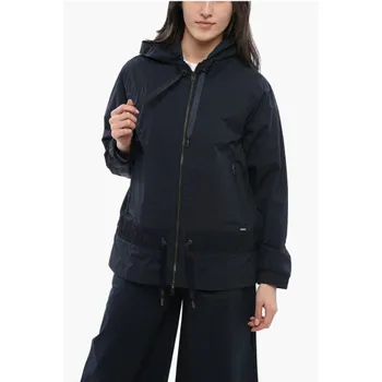 Ветровка из нейлона CRINKLE с затягивающимся шнурком на талии Woolrich, Blue