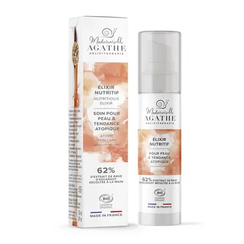 MADEMOISELLE AGATHE Питательный эликсир для атопической кожи с муцином улитки ATOPIQUE