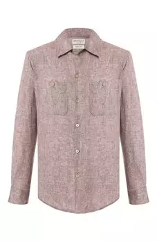 Льняная рубашка Brunello Cucinelli