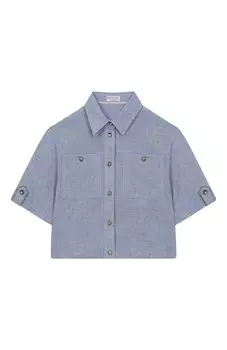 Льняная рубашка Brunello Cucinelli