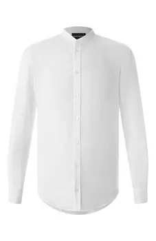 Льняная рубашка Emporio Armani