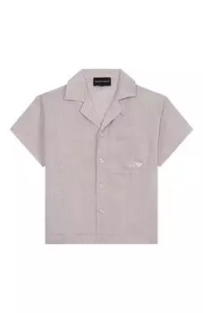 Льняная рубашка Emporio Armani