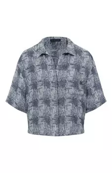 Льняная рубашка Emporio Armani