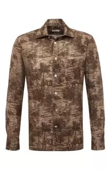 Льняная рубашка Kiton