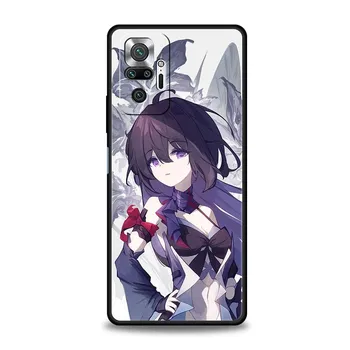 Чехол для телефона Honkai Star Rail Gepard Bronya для Xiaomi Redmi Note 13 12 5G 11 10 Pro 4G Plus 9S 9 8 7 9T 8T 10C 9C 9A, мягкий чехол Redmi Note 12 Pro 5G