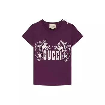 Хлопковая футболка Gucci
