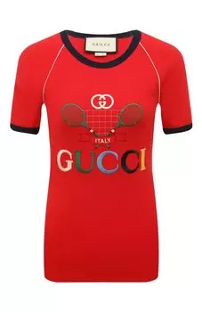 Хлопковая футболка Gucci