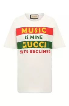 Хлопковая футболка Gucci