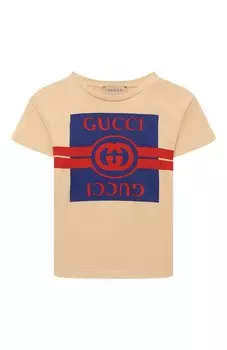 Хлопковая футболка Gucci