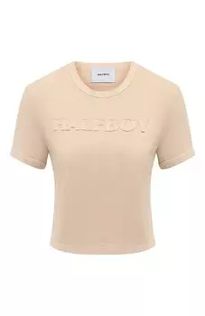 Хлопковая футболка Halfboy