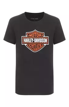 Хлопковая футболка Harley-Davidson