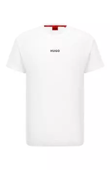 Хлопковая футболка HUGO