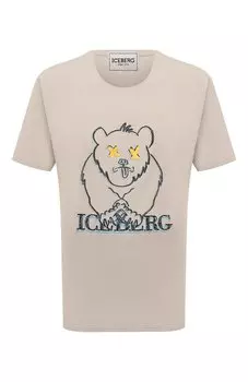 Хлопковая футболка Iceberg