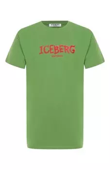 Хлопковая футболка Iceberg