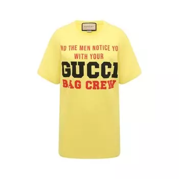 Хлопковая футболка Gucci