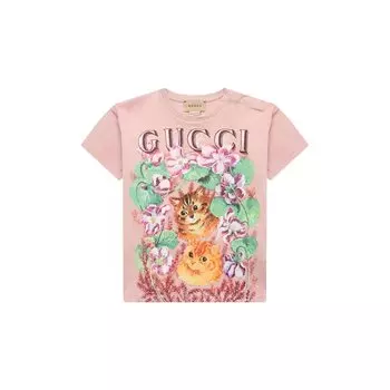 Хлопковая футболка Gucci