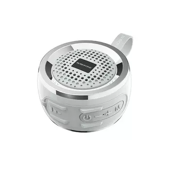 Акустика портативная Borofone BR2 Aurora, 5Вт, FM, USB, microSD, Bluetooth, серый