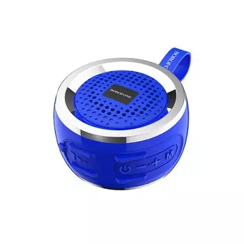 Акустика портативная Borofone BR2 Aurora, 5Вт, FM, USB, microSD, Bluetooth, синий