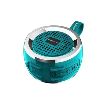 Портативная акустика Borofone BR2 Aurora, 5 Вт, FM, USB, microSD, Bluetooth, зеленый