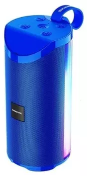 Акустика портативная Borofone BR5 Adventure, 5Вт, USB, microSD, Bluetooth, подсветка, синий
