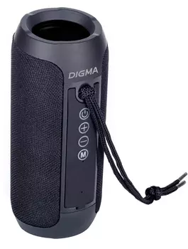Портативная акустика Digma D-PS1510, 10 Вт, FM, AUX, USB, microSD, Bluetooth, черный (1871634)