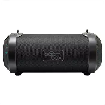 Портативная акустика Ginzzu GM-906B, 10 Вт, FM, Bluetooth, подсветка, черный