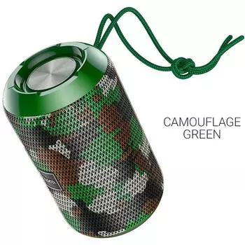 Портативная акустика Hoco HC1 Trendy, 5 Вт, AUX, microSD, Bluetooth, хаки