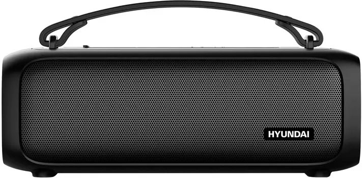 Портативная акустика Hyundai H-PS1020, 16 Вт, FM, AUX, Bluetooth, подсветка, черный