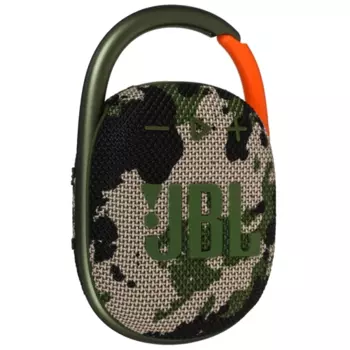 Портативная акустика JBL CLIP 4, 5 Вт, Bluetooth, камуфляж (JBLCLIP4SQUAD)