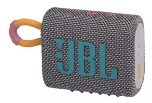 Портативная акустика JBL GO 3, 4.2 Вт, Bluetooth, серый (JBLGO3GRY)